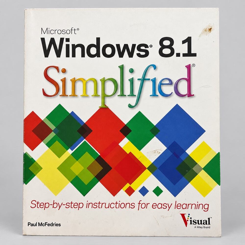 Microsoft Windows 8.1 Simplified Paul McFedries Visual Wiley Paperback